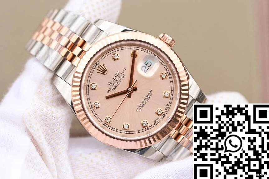 Sundust Rolex Factory Rose M126331-0008 Dial EW Datejust Gold 1218